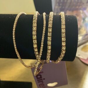 Gold plated bracelets